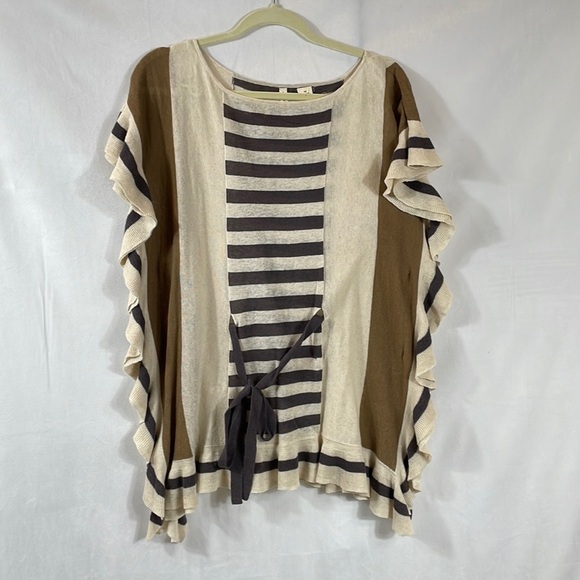 Moth Sweater Size S/M Anthropologie Linen Cotton Blend - Picture 1 of 10
